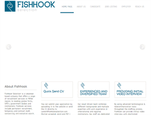 Tablet Screenshot of fishhookselection.com